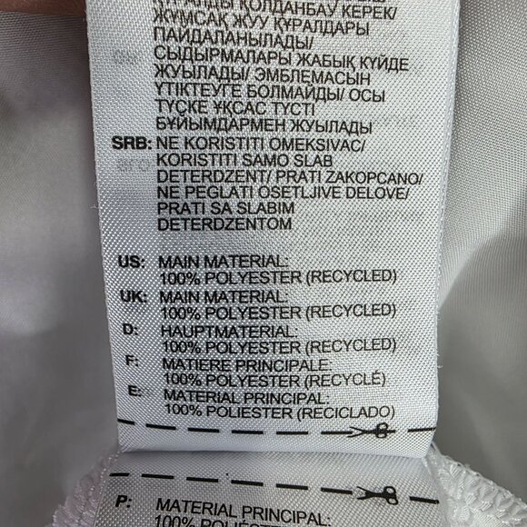 Mens Adidas White Athletic Pullover Shirt 1/4 Zip 100% Polyester Short Sleeve M - Picture 5 of 10